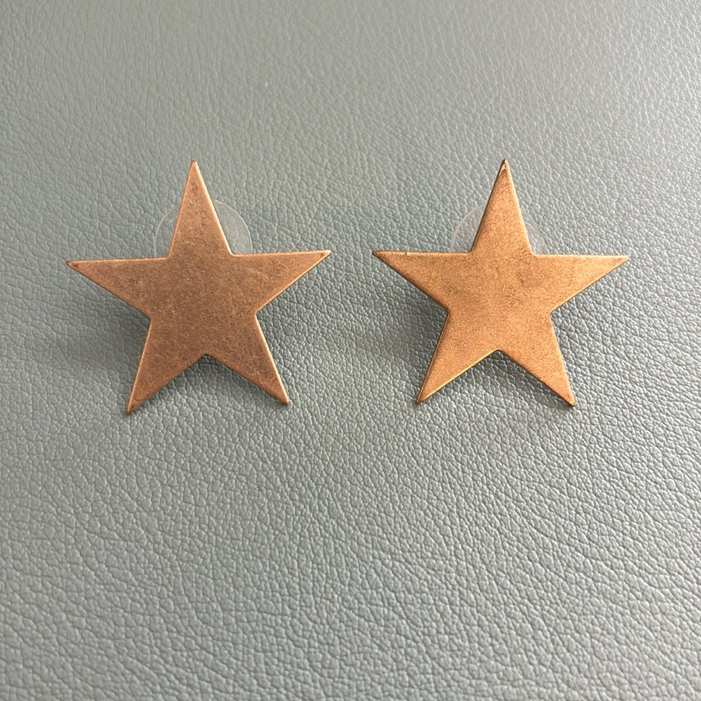 Gold Star Earrings